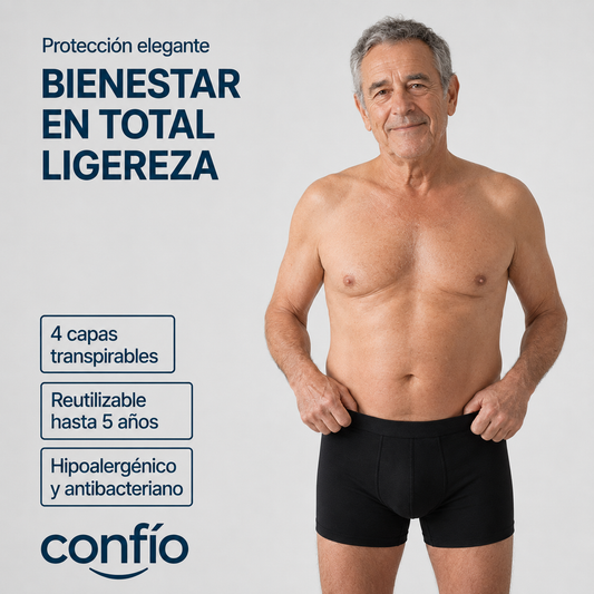 Boxer para incontinencia