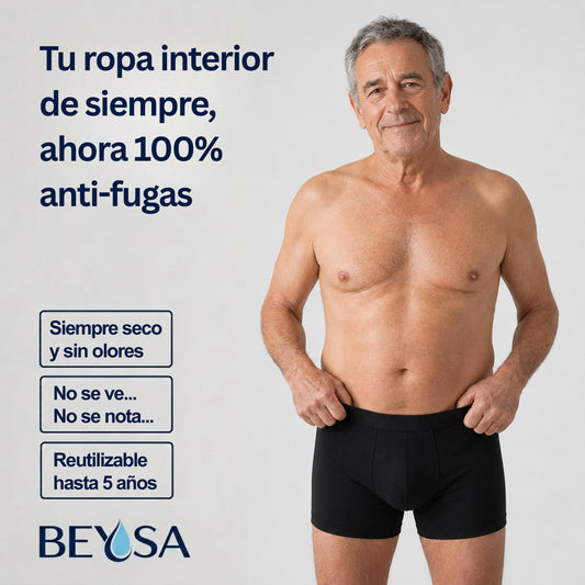 Boxer para incontinencia