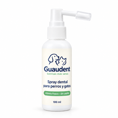 Guaudent · Spray dental para perros y gatos