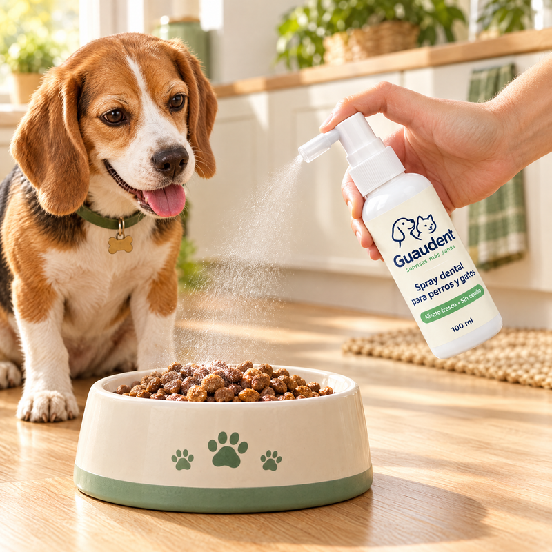 Guaudent · Spray dental para perros y gatos