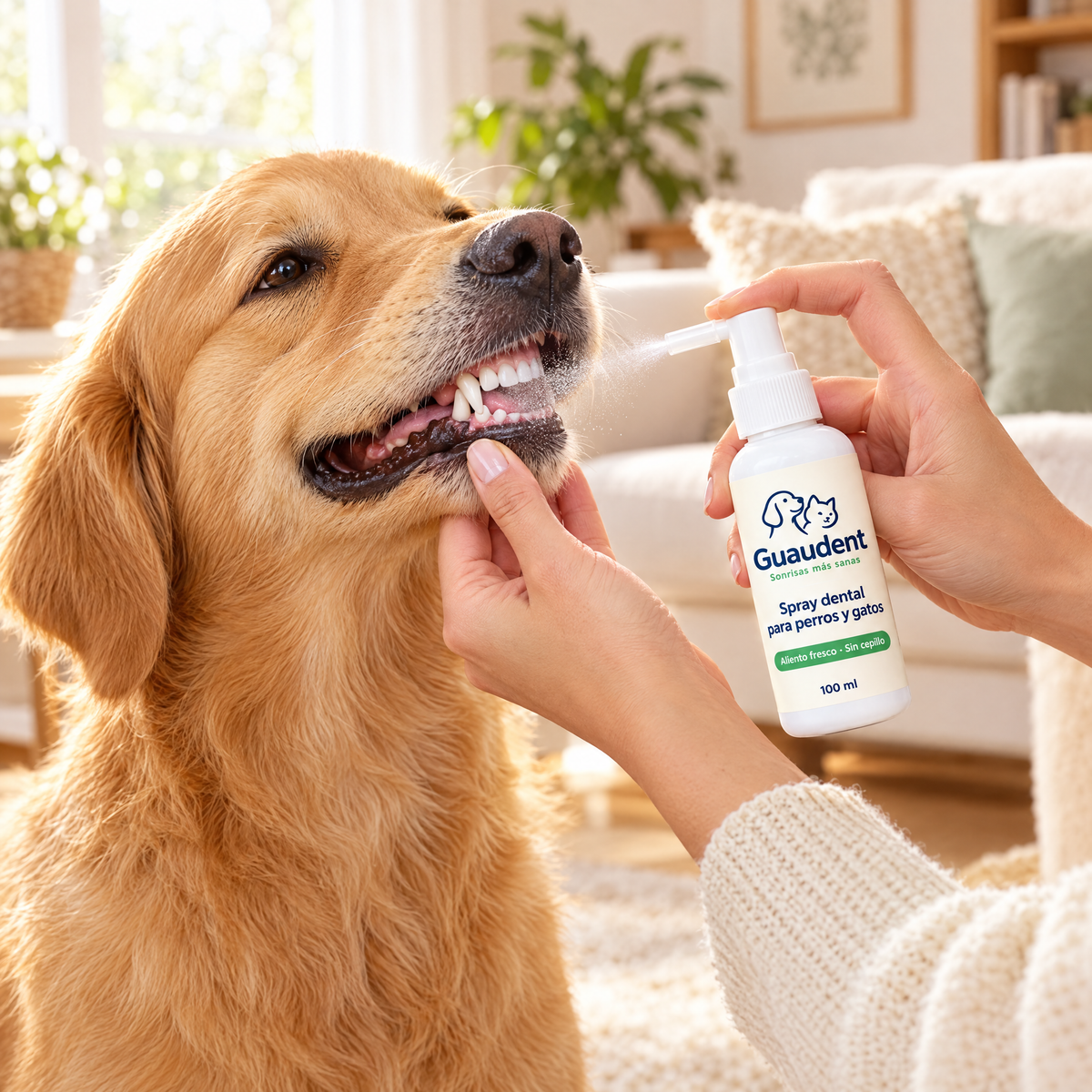 Guaudent · Spray dental para perros y gatos